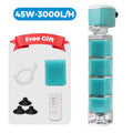 Automatic Aquarium Filter System 4W/220V Fish Tank Built-in Filter Oxygenated Water Circulation Anti Backflow Water Pump-US Plug