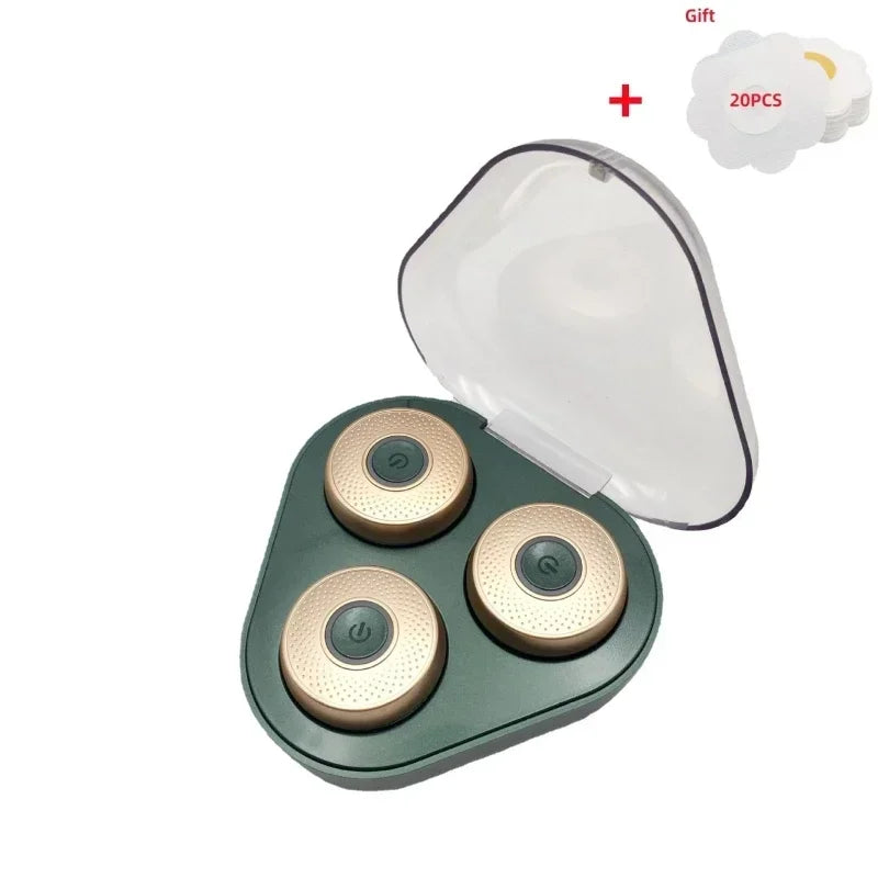 50PCS Intelligent Moxibustion Device Smokeless Intelligent Quick Heat 3 Gears Portable home Relieve Fatigue Pain HealthCare Gift
