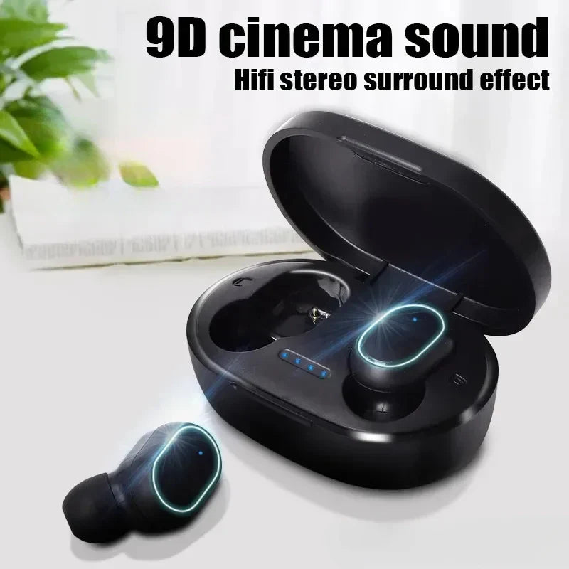 A6S Wireless Bluetooth Earphones Earset Stereo Headphones Sport Noise Cancelling A6S TWS Headset sport music Earbuds for phone