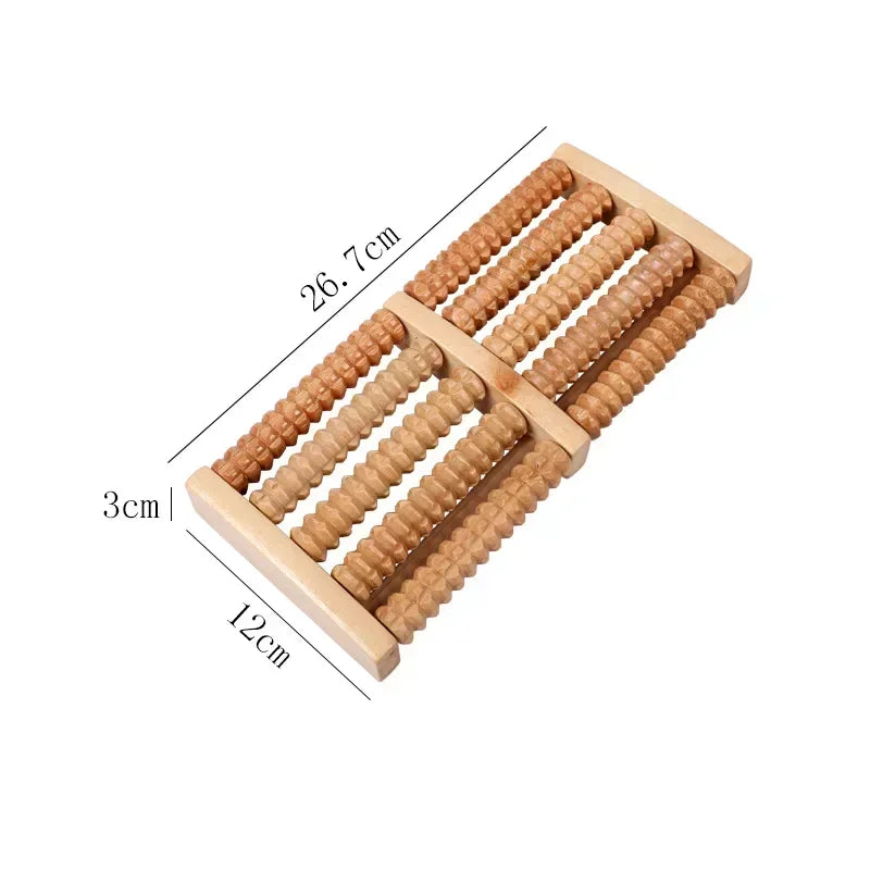 Wooden Foot Roller Foot Massager for Plantar Fasciitis Relief Foot Massager for Neuropathy & Boosts Circulation Health Care Tool