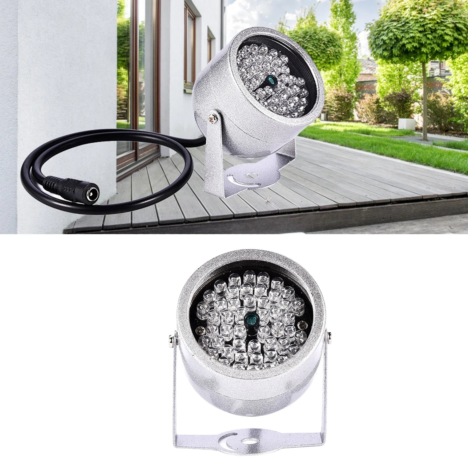 48 LED IR Illuminator Lights Waterproof Infrared Night Vision Light for Security CCTV Camera Camera Infrared Night CCTV IR Light