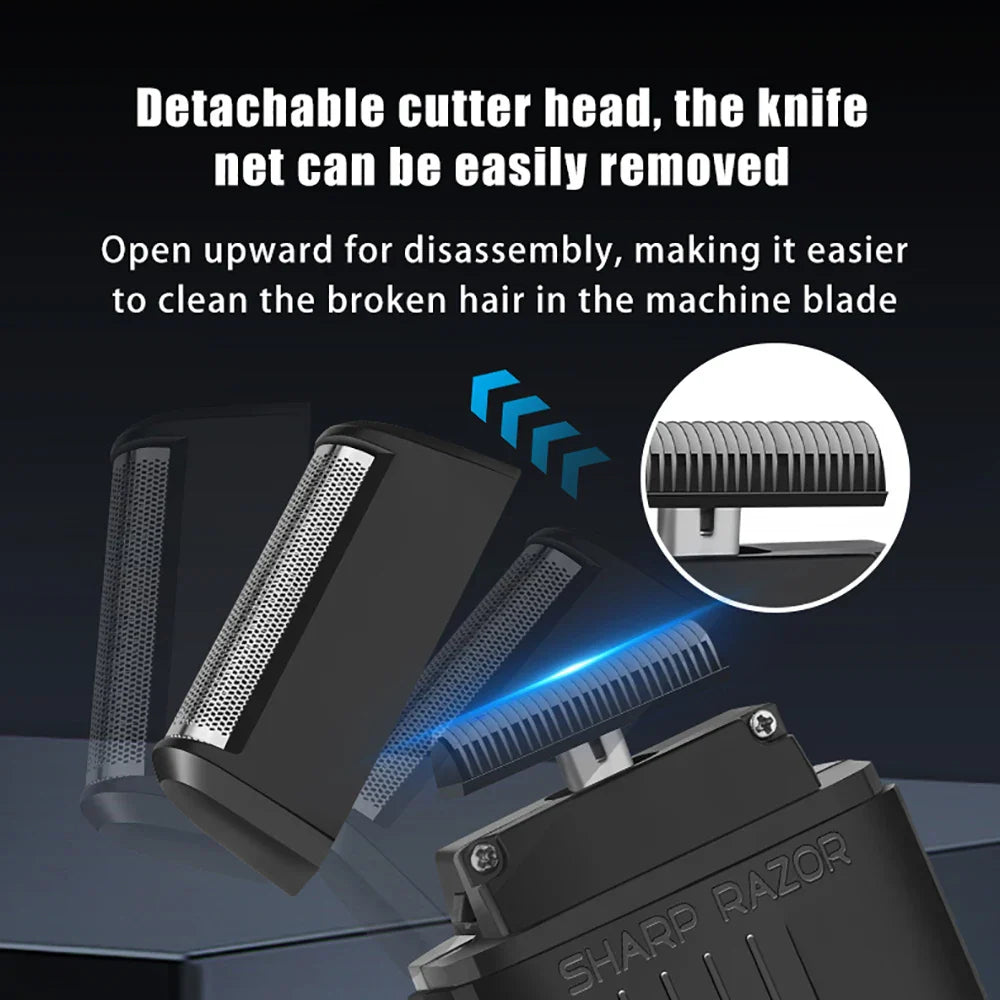 1/2/3/5-Piece Cordless Professional Men's Grooming Set Cordless Rechargeable hair Shaver trimmer Portable PrecisionTools