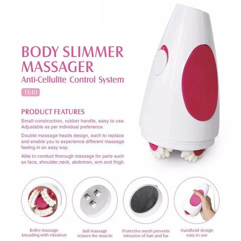 Roller Massager Anti-Cellulite Massager Infrared Electric Body Slimming&Relaxing Muscle 3D Roller Device Weight Loss Fat Remove