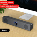 Bluetooth Soundbar with Subwoofer 4D Surround Speaker for TV Computer Wired Stereo and Powerful Bass Home Theater