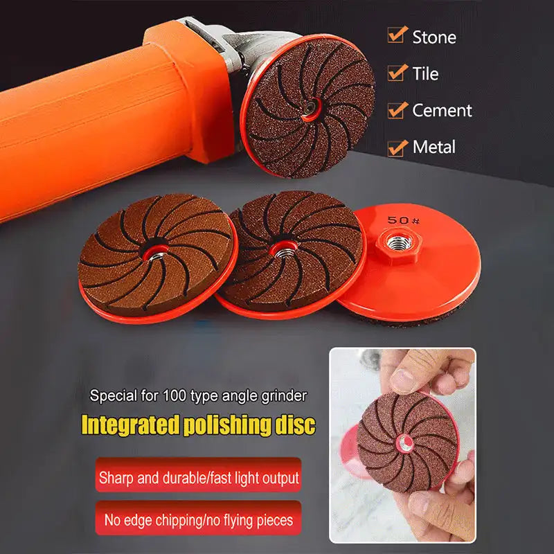 Multifunctional Integrated Grinding Wheel 100 Type Angle Grinder Edging Polishing Disc For Ceramic Tile Metal Stone
