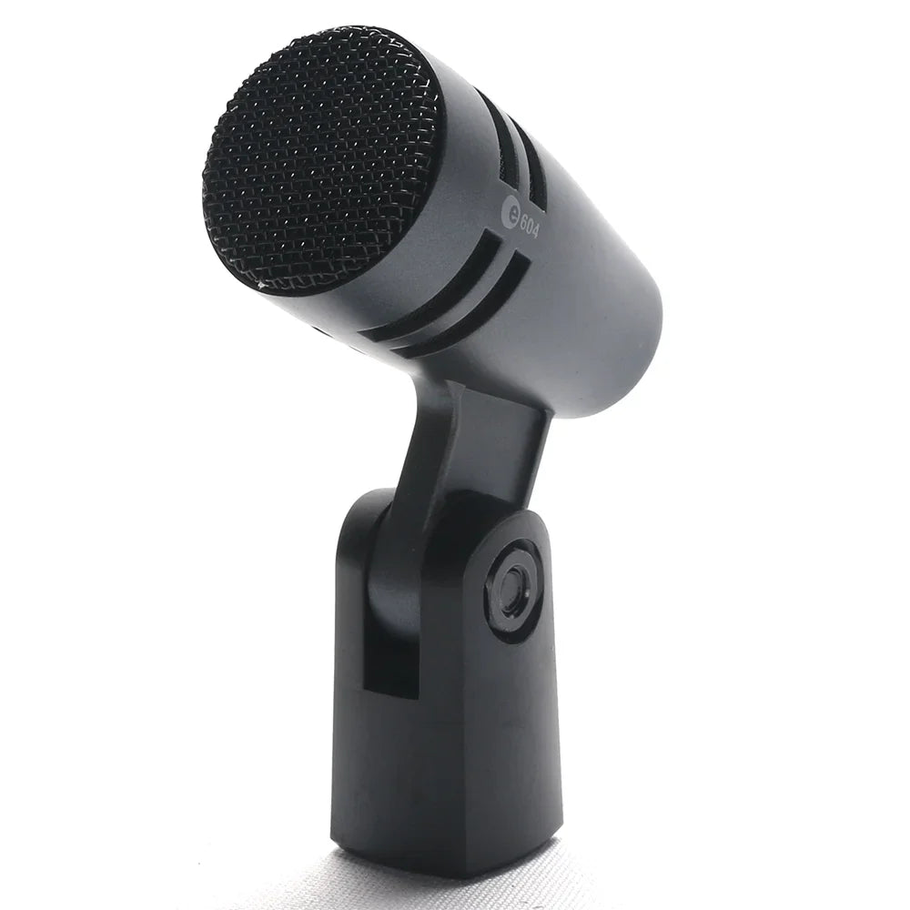 E604 Tom Snare Evolution Series Cardioid Instrument Wired Drum Microphone With Clip Arm Mount for Professional Recording