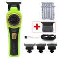 Kemei DLC T-Blade Zero Gapped LED Display Cordless USB Professional Hair Clipper Finishing Machine KM-999 Hair Trimmer for Men
