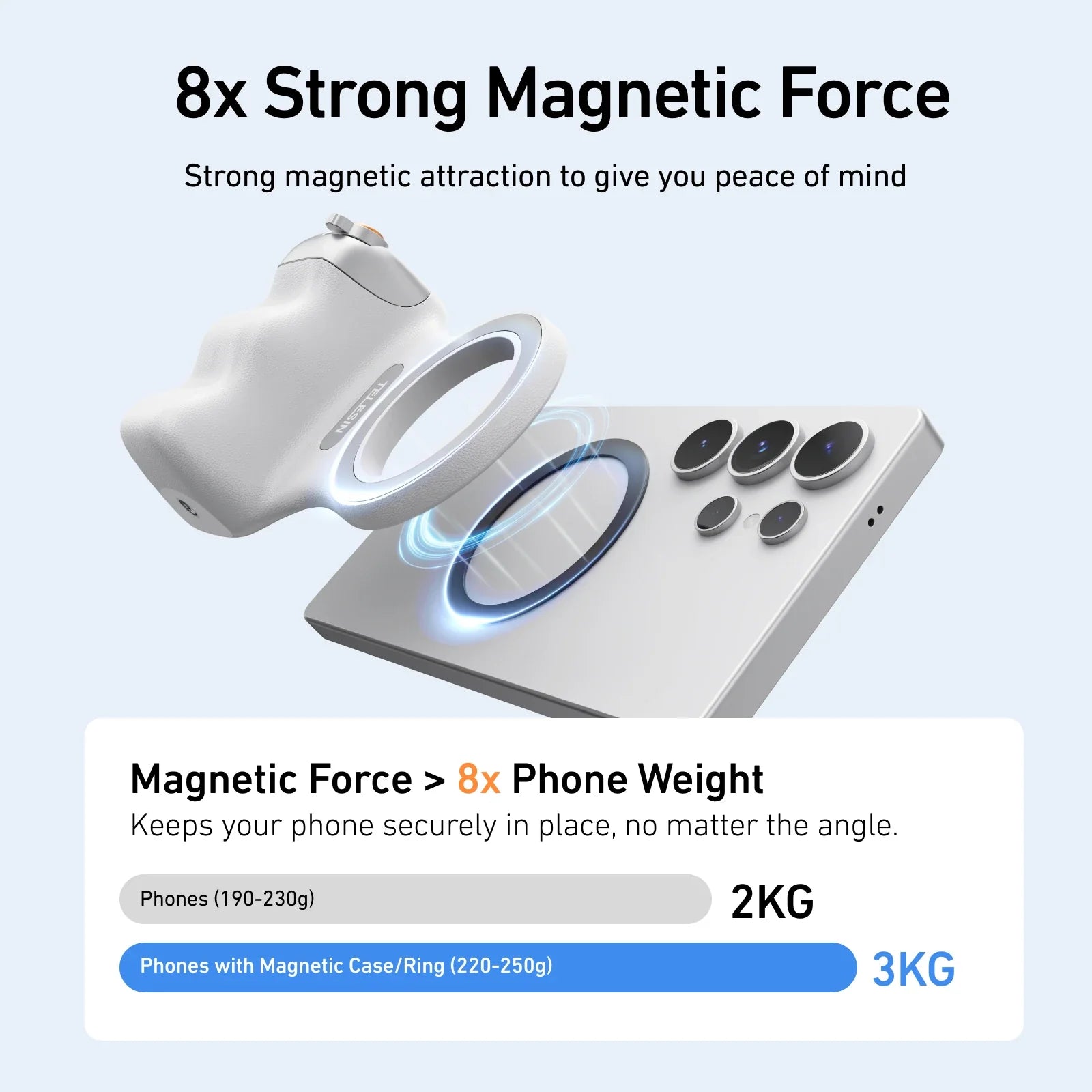 Taixun Qupaile Magnetic Camera is suitable for Apple, Huawei, Android phone photography controller shooting wireless Bluetooth r