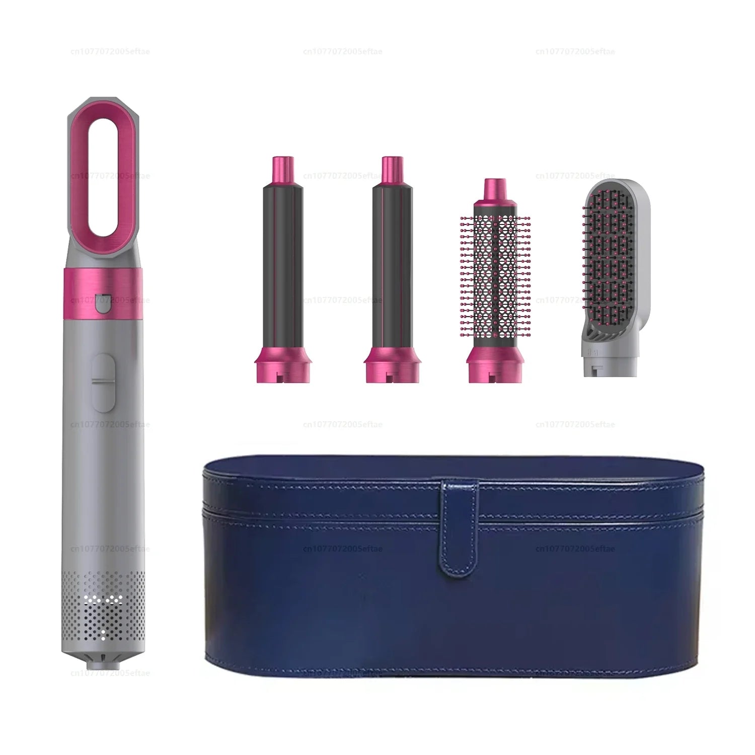 5 In 1 Styling Hair Dryer Electric Comb Negative Ion Professional Automatic Comb Curly Hair Straight Hair Comb Styling Tool