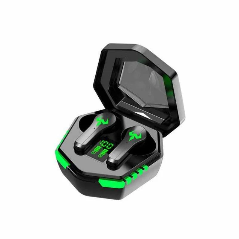 New N35 Gaming Earphones Wireless Headset LED Three-true Smart Screen Display Music Headphones Portable In-Ear Sport Earphones