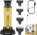 Kemei 90-5 Electric Hair Beard Trimmer 7500 RPM Zero Gap Clipper for Men DLC Blade Cordless Barber Finish Hair Cutting Machine