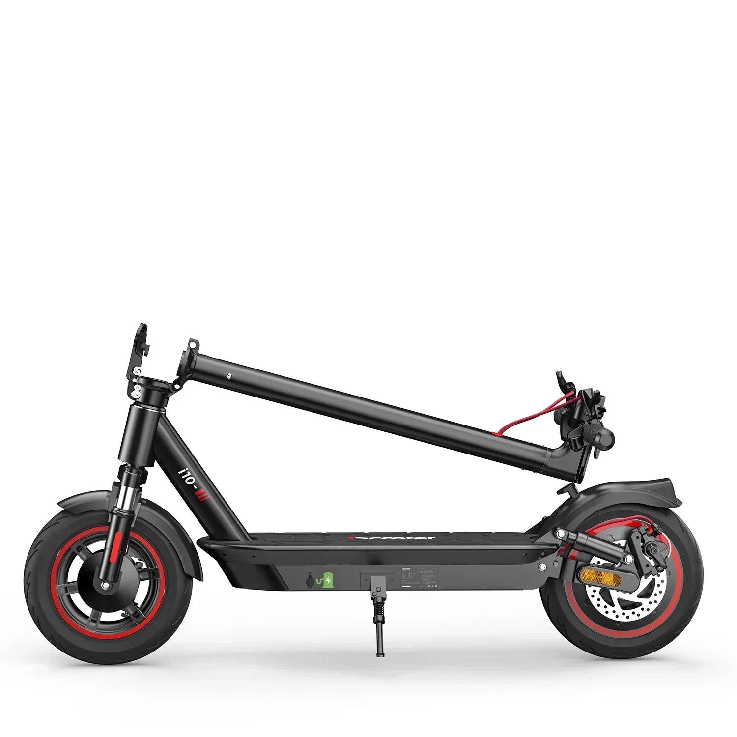 ISCOOTER I10 650W Motor Foldable Electric Scooter 42V15Ah Battery Adult EScooter 10 Inch Tires City Commuter Electric Scooter