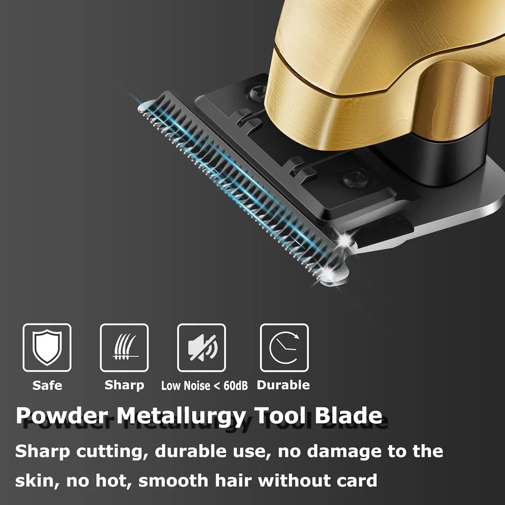 Kemei 2293 Men Zero Gapped Cordless Hair Clipper Professional Hair Beard Trimmer Barber Rechargeable Finish Hair Cutting Machine
