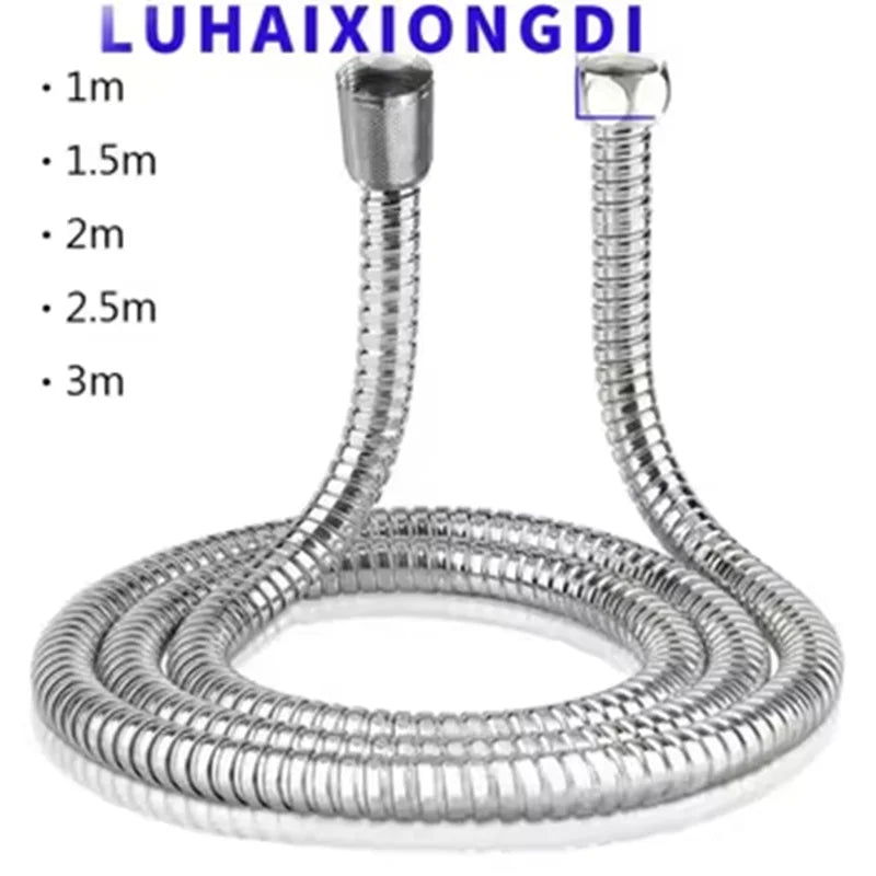 Spray hose, pressurized shower hose, explosion-proof water pipe, rain shower hose, thickened high-pressure shower hose ﻿