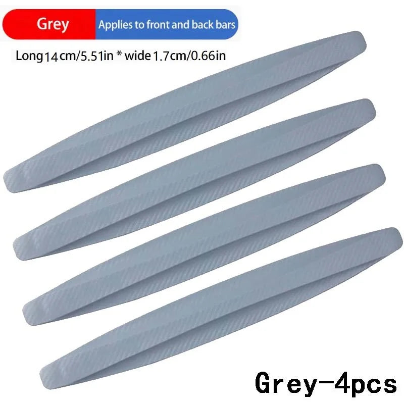 6/4 Piece Universal Front Rear Bumper Corner Protector Guard Car Anti-collision Protection Decoration Strip Car Accessories New