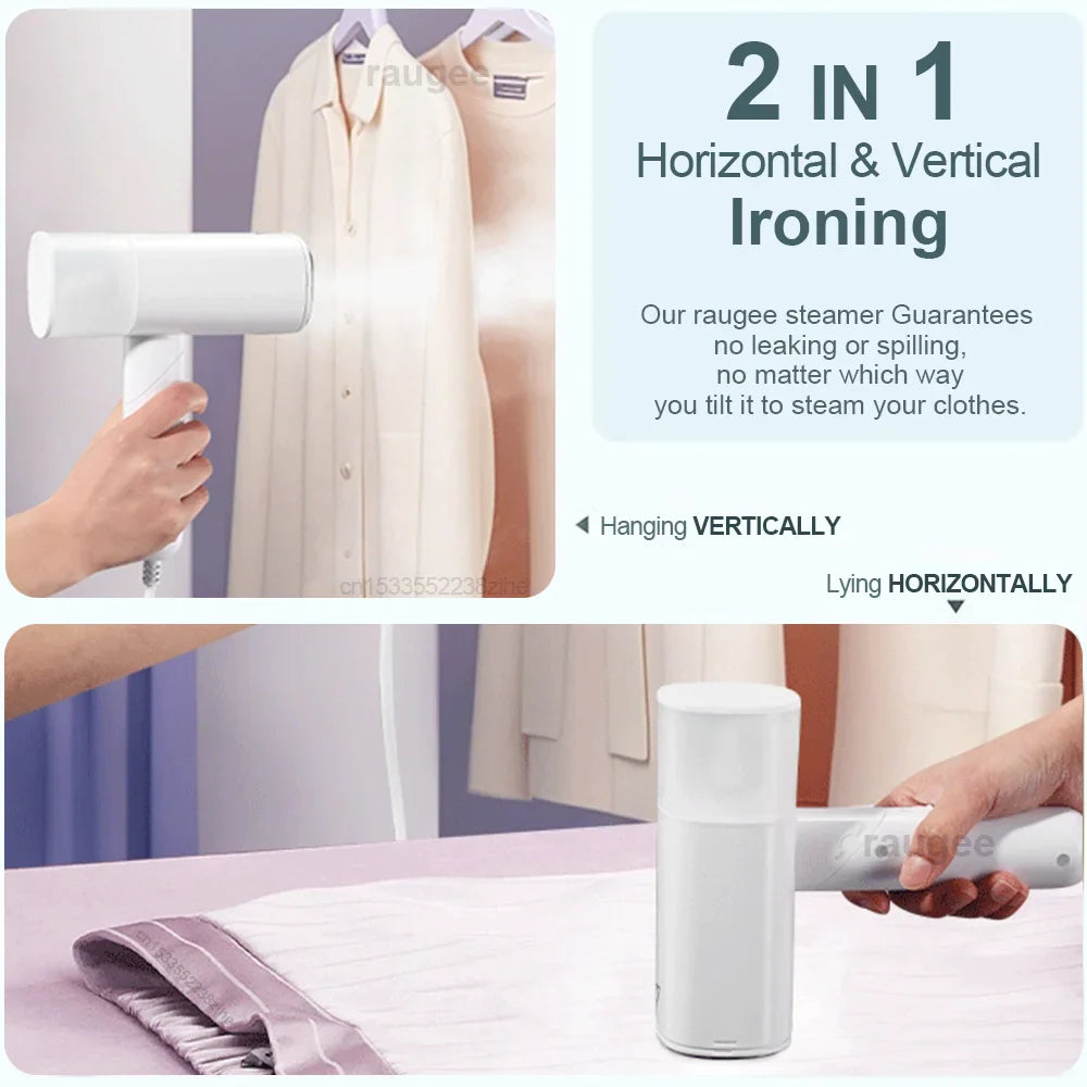 Handheld Garment Steamer 1000W Clothes Ironing Machine for Home Travel Foldable Portable Electric Garment Hanging Steam Iron