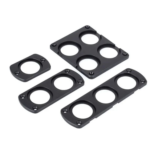 1/2/3/4 DIY Car USB Charger Switch Voltmeter Panel for Marine Cigarette Lighter Voltmeter Power Outlet Socket Panel Mount Holder