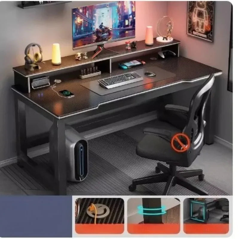 Computer Office E-sports Room Game Tudio Live Streaming Table Internet Cafe Computer Table Furniture Mesa Ordenador Escritorio