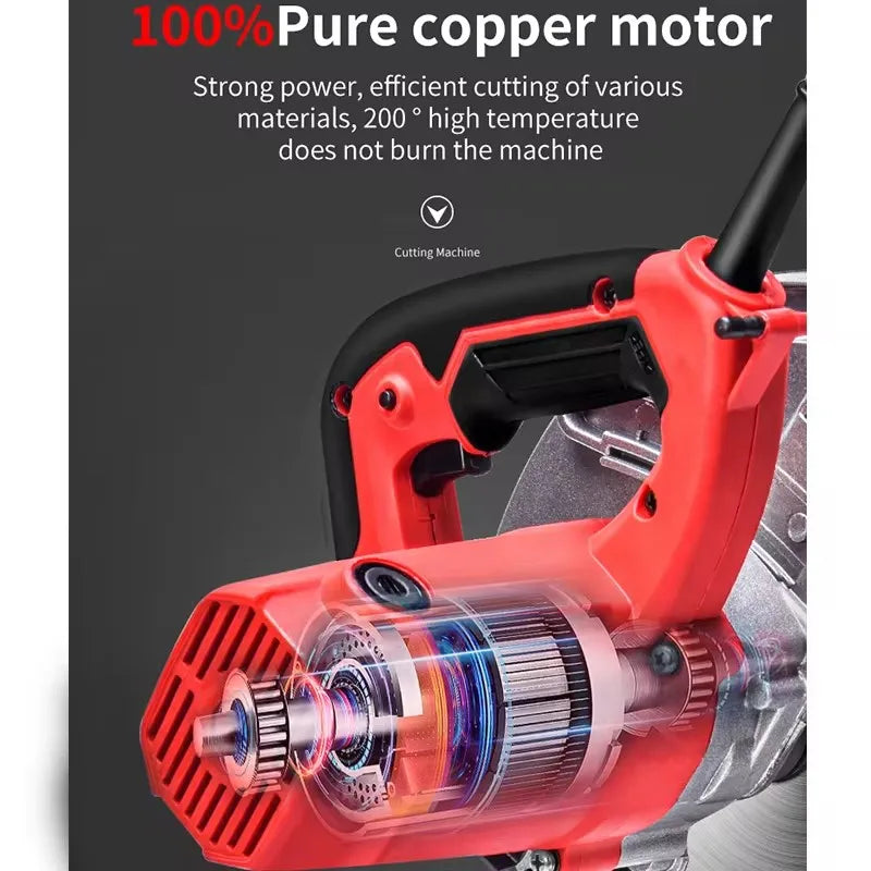Mini Profile Cutting Machine 0-45 Degrees Table Cutter Mini Electric Saw Table Saw for Cutting Metal Wood Plastic
