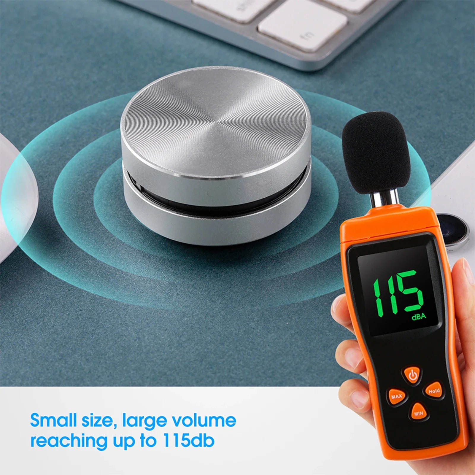BT Speaker Bone Conduction Portable 6 Hours Playing Time Stereo Speaker Bone Conduction Sound Box Built-in Mic  Stereo Sound