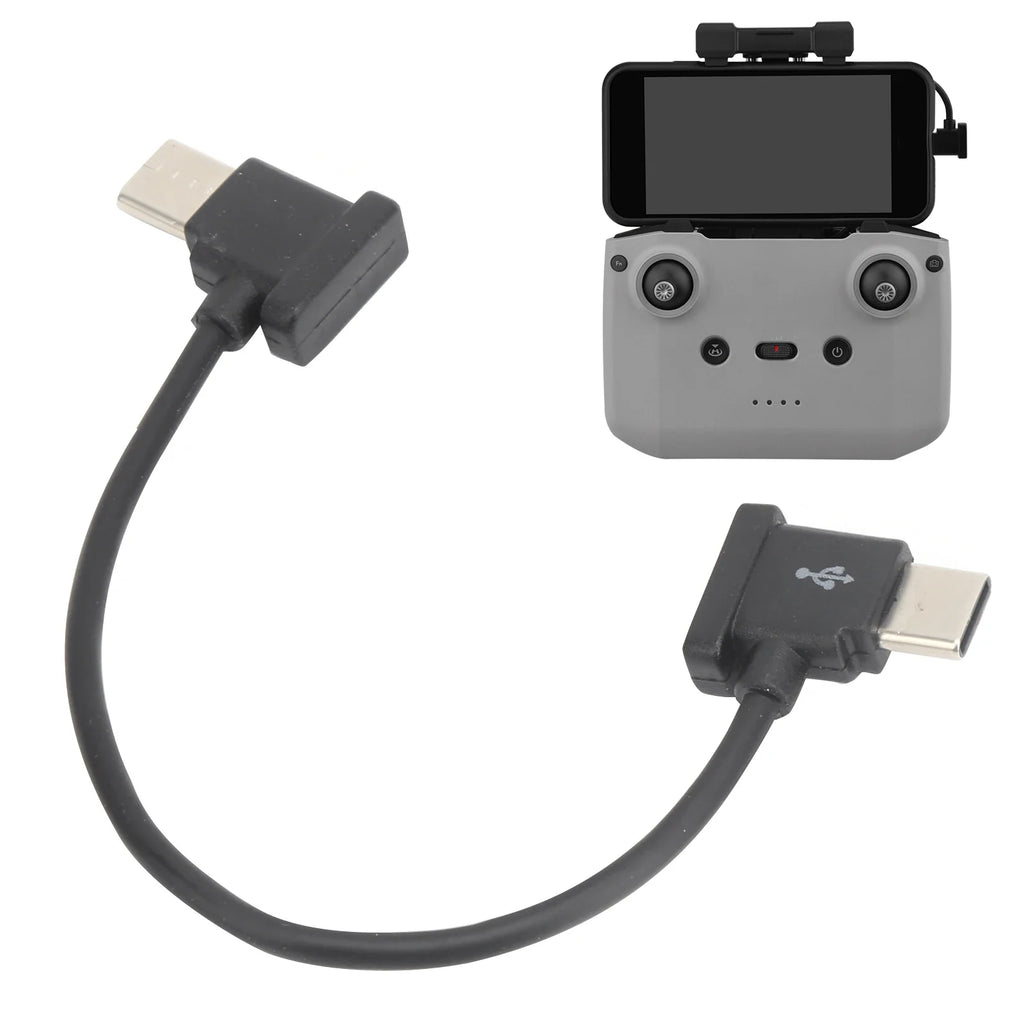 15cm Remote Controller Data Cable Type‑C to Type‑C for DJI Mavic Air 2/ 2 Drone Data Cable Drone Remote Control Cable