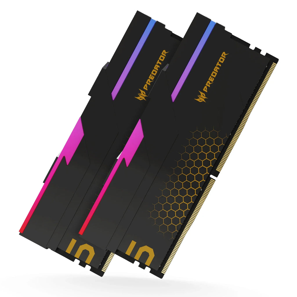 ACER PREDATOR  RGB DDR5 RAM Memory 32GB(2x16GB) 6000MHz, CL28, Gaming Computer Memory Compatible with XMP 3.0/AMD EXPO