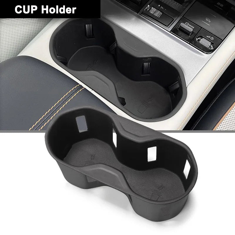 Car Interior Accessories for BYD Seal U Sea Lion 6 Song Plus DMI 2023 2024 2025 Cup Holder Armrest Storage Box Stowing Tidying