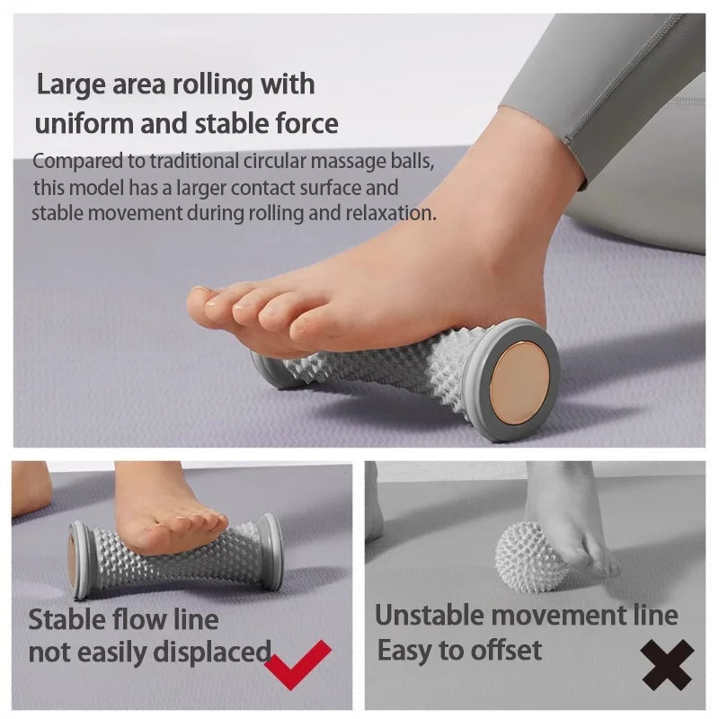 Foot fascia wheel, foot massage roller, leg muscle relaxation improvement, flat foot trainer, home yoga roller