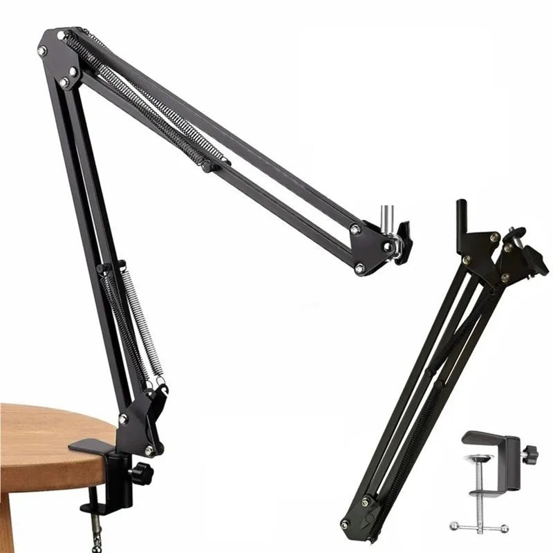 BSLIUFANG LED Photography Selfie Lights Conference Lighting Photo Studio Lamp With Scissor Arm Stand For YouTube Live Streaming