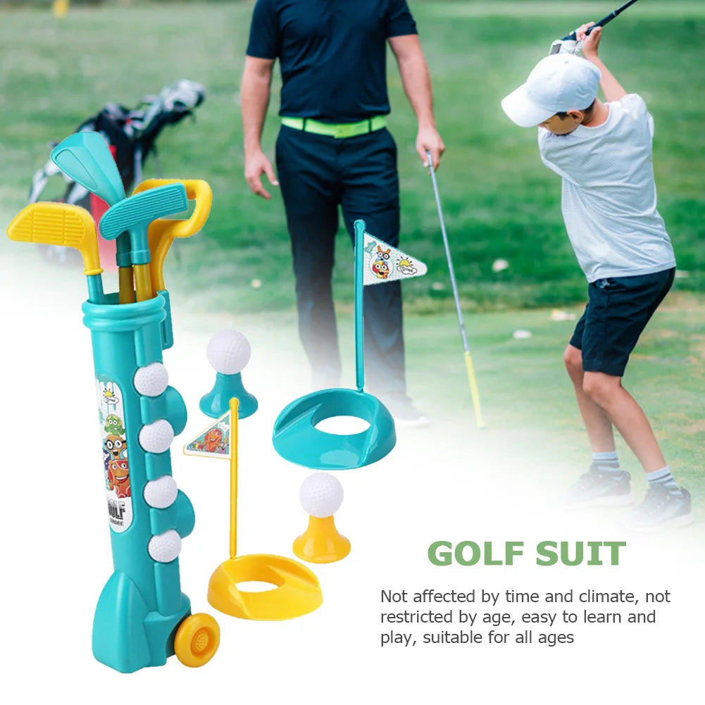 Kids Clubs Set Parent Children Educational Activities Outdoor Sports Game Toy Game Outdoor Sports Golf Clubs Kids Birthday Gifts
