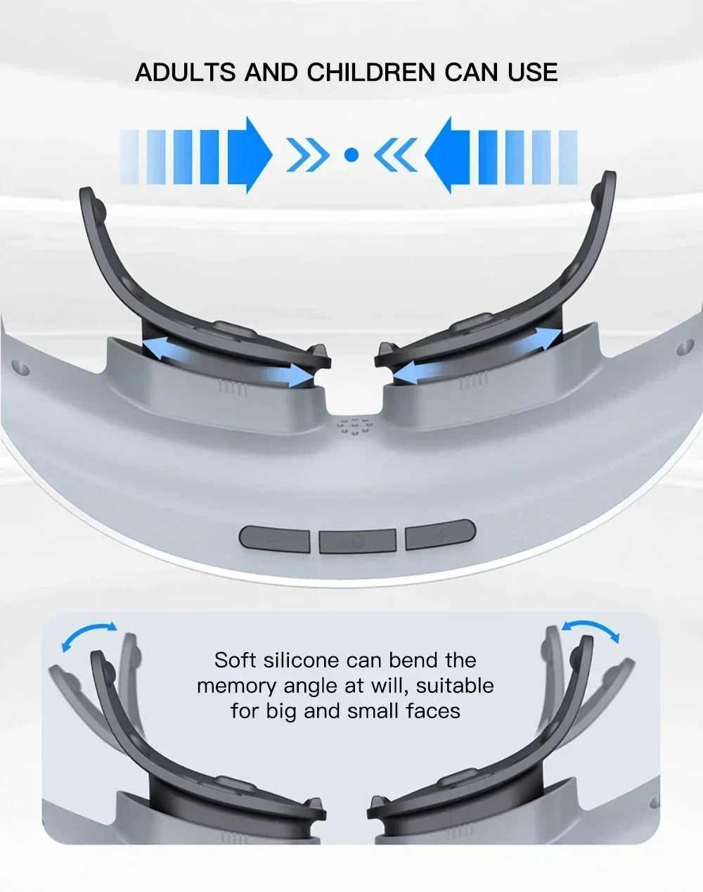 Intelligent Vision Recovery Training Device ems Eye Massage Eye Care Relax Fatigue Travel Rest Rest Child Restore Myopia Glasses
