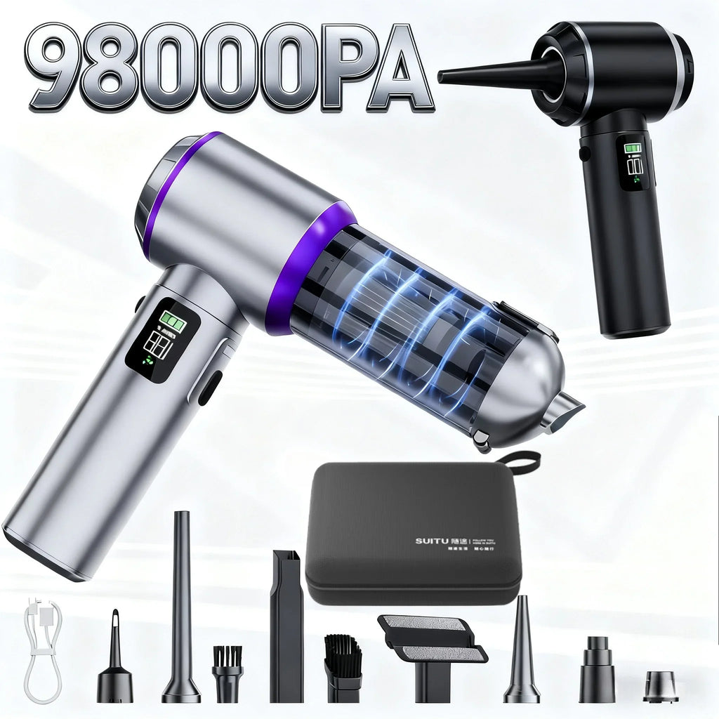 Car Vacuum Cleaner High Power Portable Handheld Wireless Brushless Motor Cleaning Machine Powerful Air Duster for Home Appliance