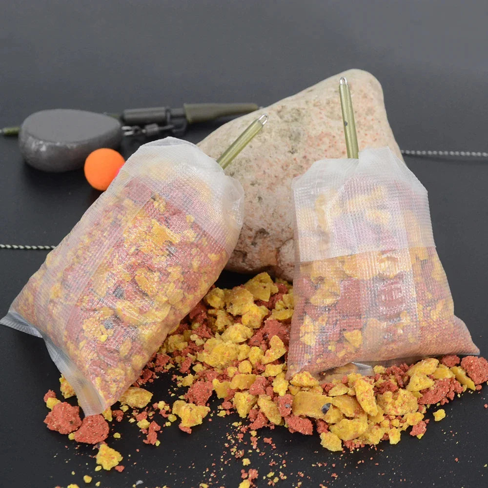 20PCS PVA Carp Fishing Bags For Fishing Tackle Accessories Quick Dissolve Environmentally Material Size 60*130 85*140 70*200