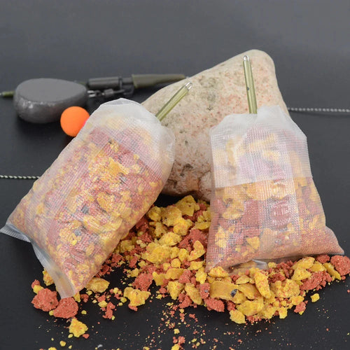 20PCS PVA Carp Fishing Bags For Fishing Tackle Accessories Quick Dissolve Environmentally Material Size 60*130 85*140 70*200