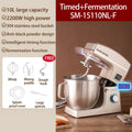 SUNATUR 10L Stand Mixer 2200W Stainless Steel Bowl,6-Speed Timing Fermentation Mixer,1 Year Warranty