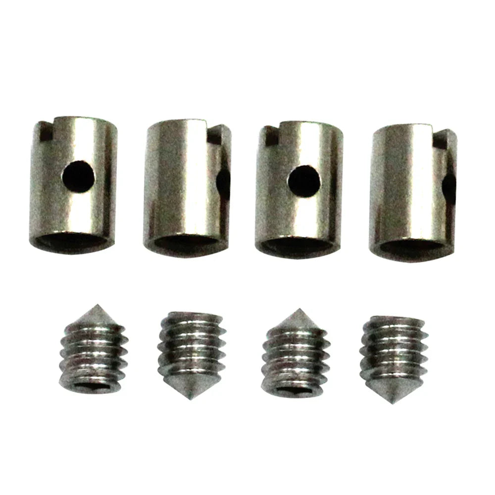 4 Sets Solderless Cable Nipples 5mm Throttle Choke for Motorcycle Scooter Quad Mower
