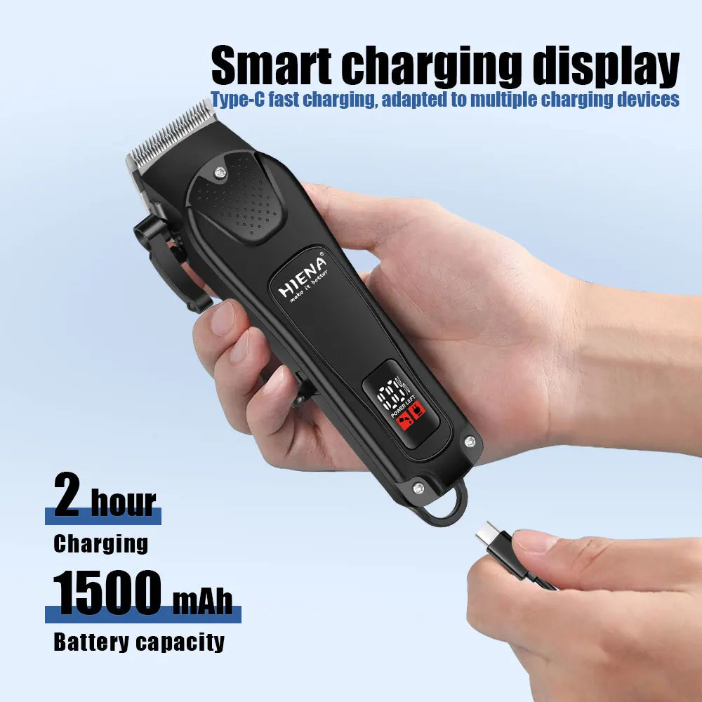 Hair Trimmer New Professional Cutting Machine Electric Shaver Hair Trimmers With LCD Display Men's Hair Clipper