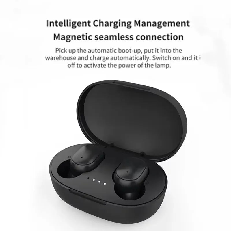 Original A6S TWS Wireless Bluetooth Headset with Mic  Earbuds Bluetooth Headphones