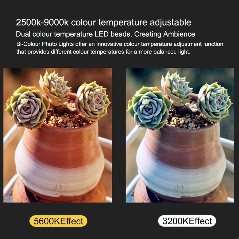 30W LED Video Light 2500K-9000K Photography Lights Fill Lamp With Magnetic Outdoor Lighting