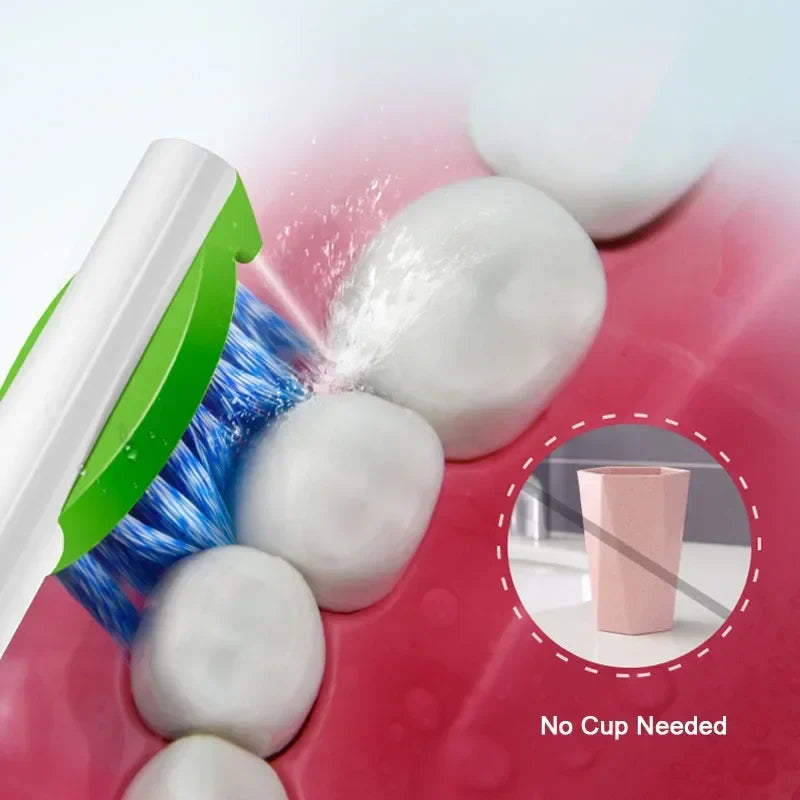 2 In 1 Portable Faucet Oral Irrigator Toothbrush New Water Flosser Household Dental Water Pick Jet Tooth Cleaner No Power Needed