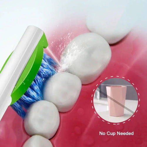 2 In 1 Portable Faucet Oral Irrigator Toothbrush New Water Flosser Household Dental Water Pick Jet Tooth Cleaner No Power Needed