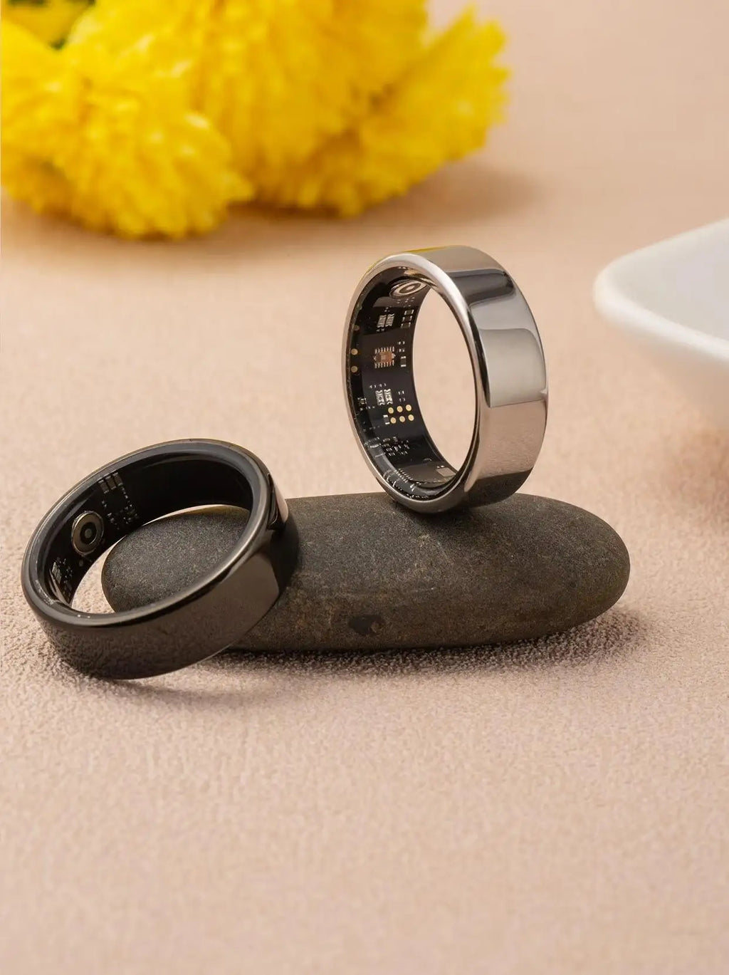 Amovan Nova Smart Ring Premium Quality GPS Sports Heart Rate Blood Oxygen Stress Sleep Temperature Monitor Meditation Ring