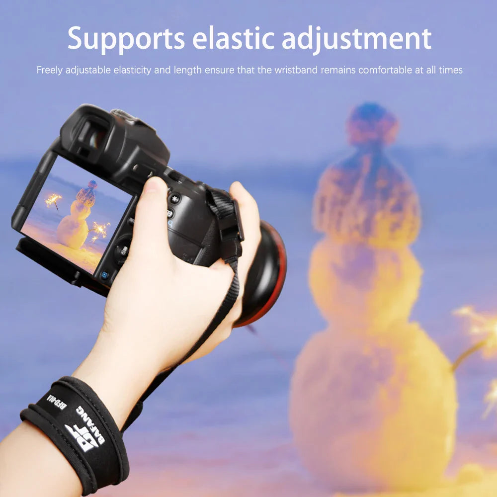 Camera Wristband Lightweight Camera Hand Strap Quick-ReleaseSecure Camera Sling Strap for Canon/Nikon/Sony Fujifilm DSLR Camera