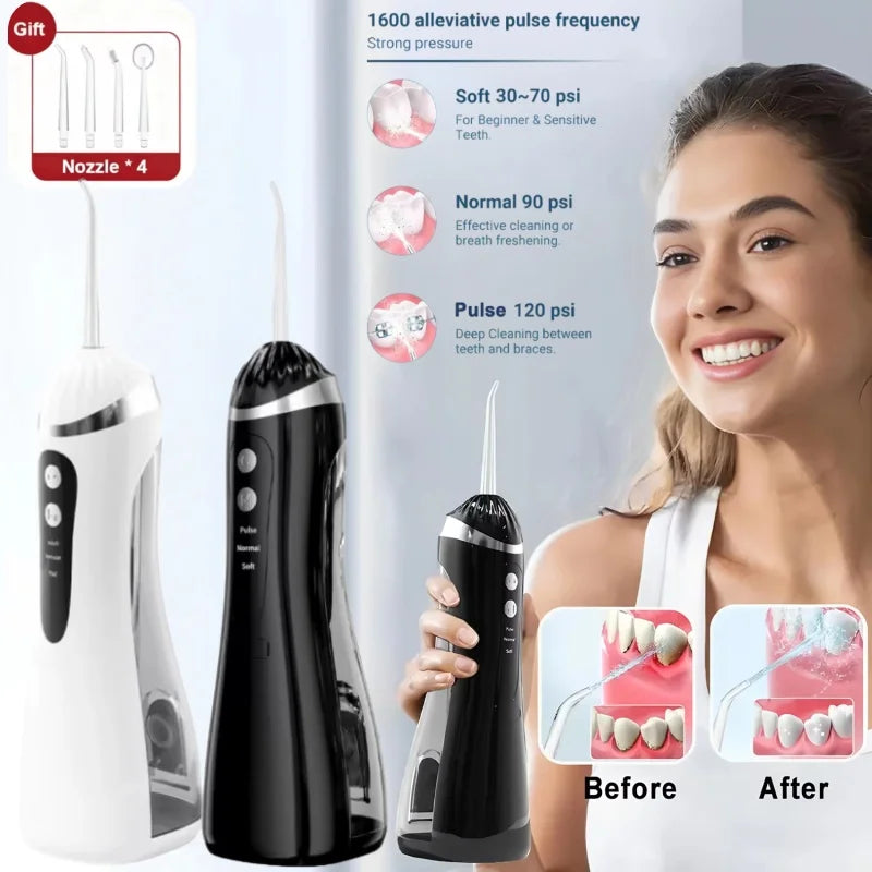 Electric Powerful Water Oral Irrigation Irrigator Jet Ultrasound Air Ipx7 Waterproof Mouthwash Machines Dental Floss Irigator
