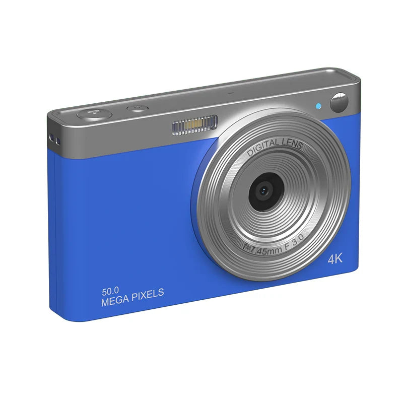 50MP Kids Digital Camera For Photography 4K Video Recording Camcorder 2.88" IPS Screen Children Compact Selfie Camera Auto Focus
