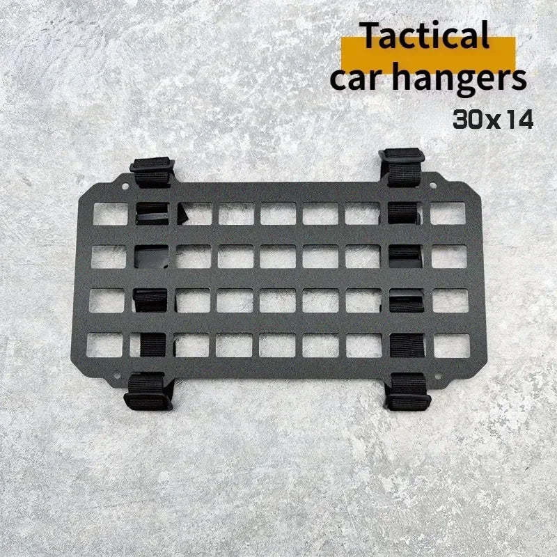 Tactical Sun Visor Organizer Vehicle Hanging Board Molle Panels  Accessories Molle Pouches EDC Tools Car Interior Modification
