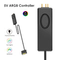 3 in 1/2 in 1 ARGB Controller Cable 5V 3 Pin 3Pin To SATA LED Color Intelligent Fan Controller HUB Adapter RGB Remote Controller