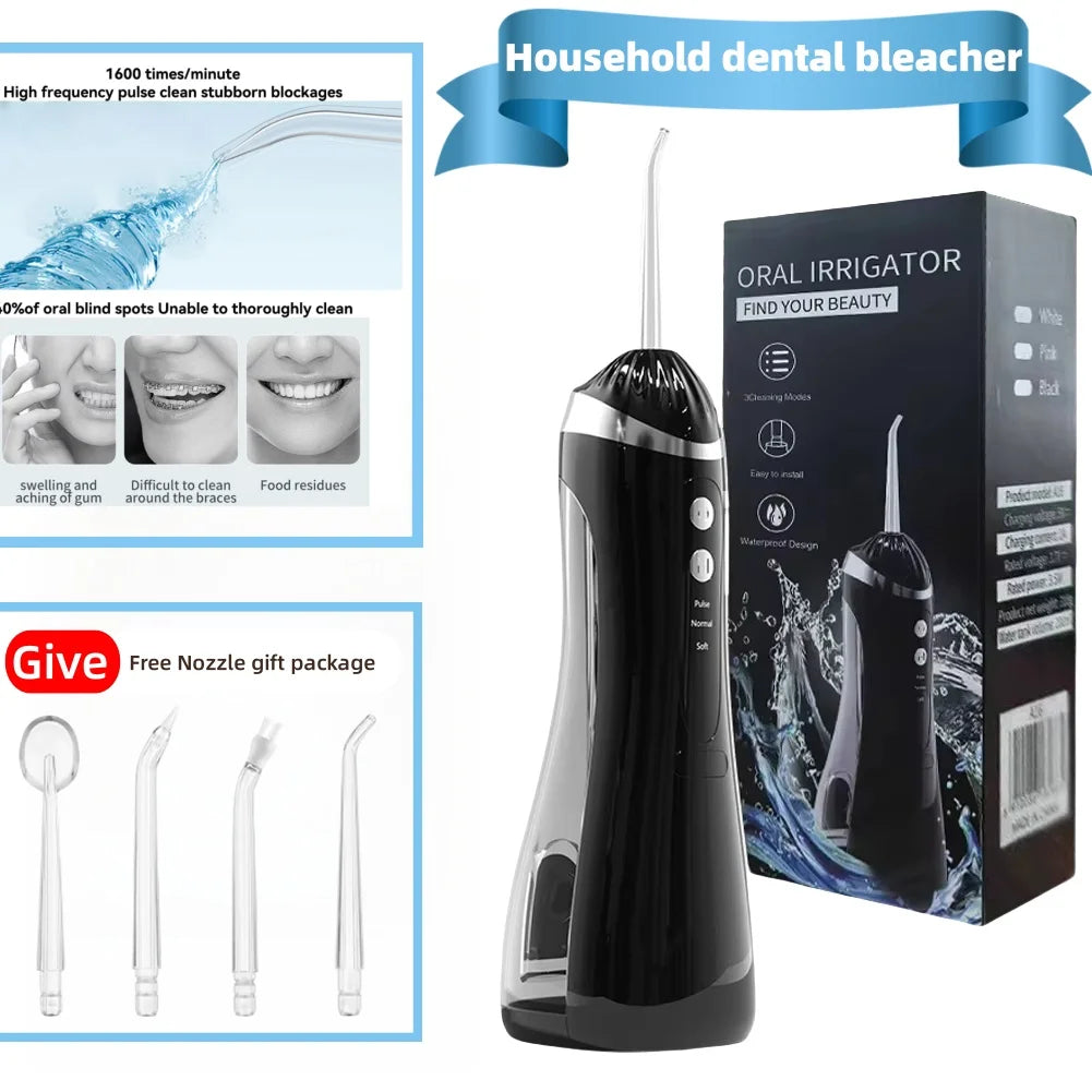 Electric Powerful Water Oral Irrigation Irrigator Jet Ultrasound Air Ipx7 Waterproof Mouthwash Machines Dental Floss Irigator