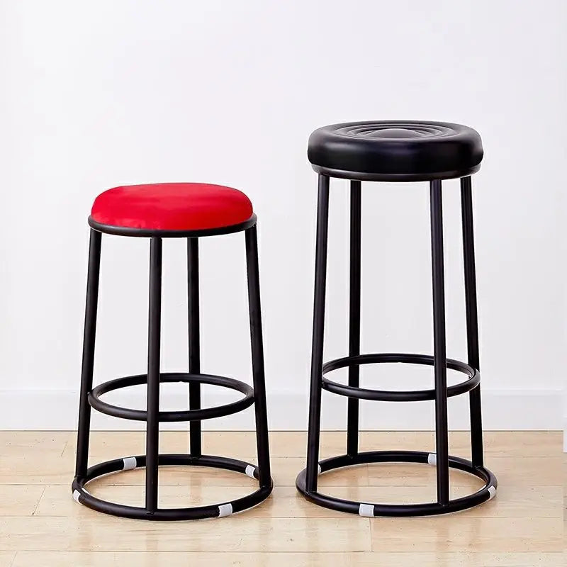 Living Room Bar Furniture Ergonomic Semi-bar Chair Restaurant Chairs Nordic Rotatable Kitchen Island Upholstered Bar Stools