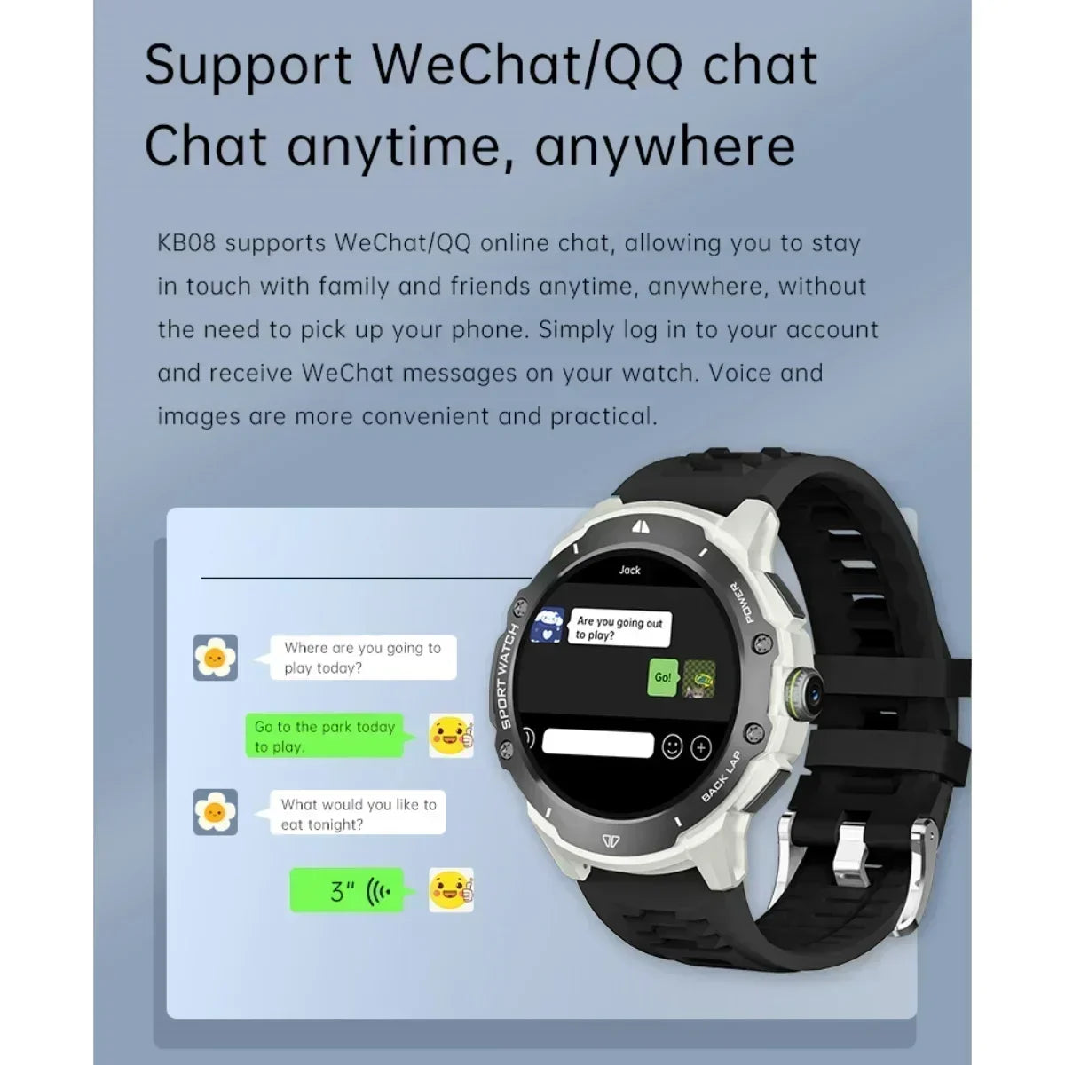 G15 Pro New Smart Watch 1.43" AMOLED Display 4G SIM Support & Video Calling WiFi+GPS Dual Positioning Sports Fitness Waterproof